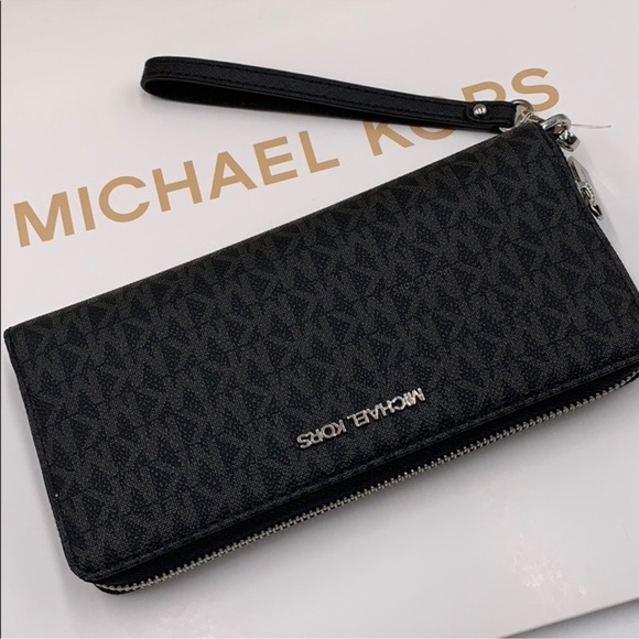 Michael Kors Jet Set Travel Continental Black - Picture 1 of 7